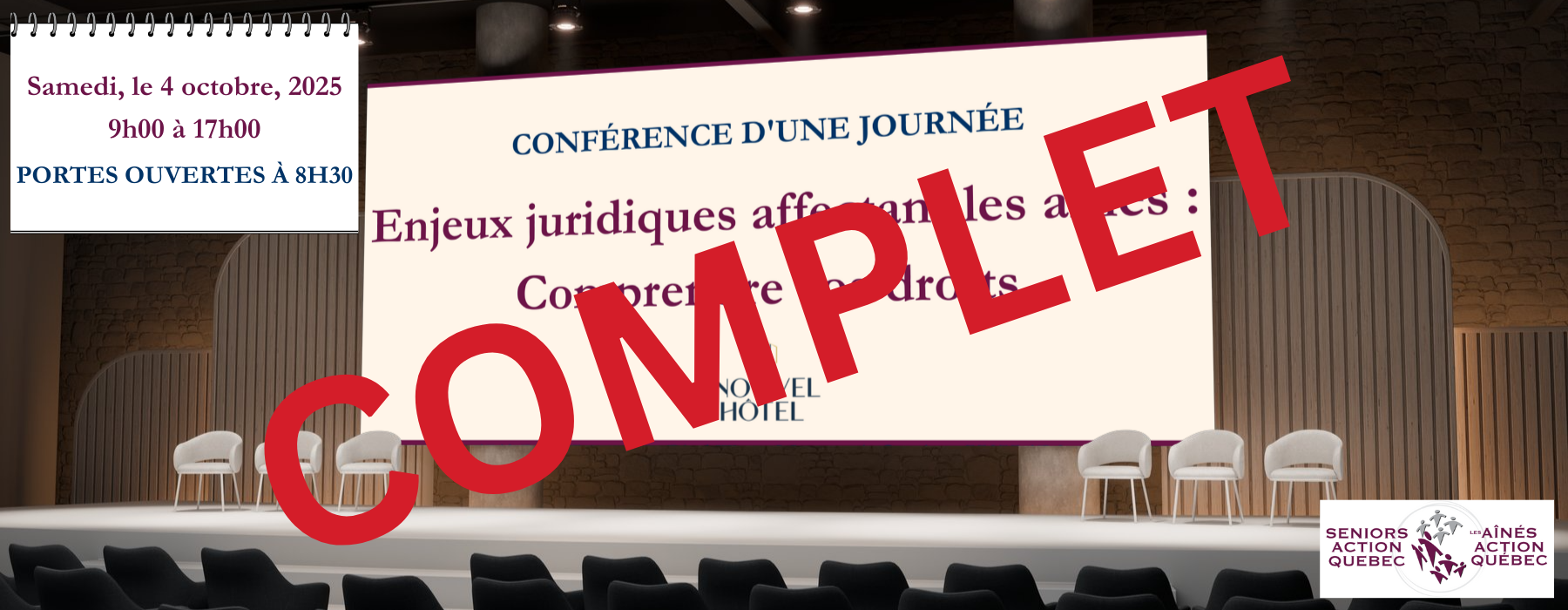 Affiche de l'événement du 4 octobre